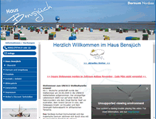 Tablet Screenshot of ihr-nordsee-urlaub.de